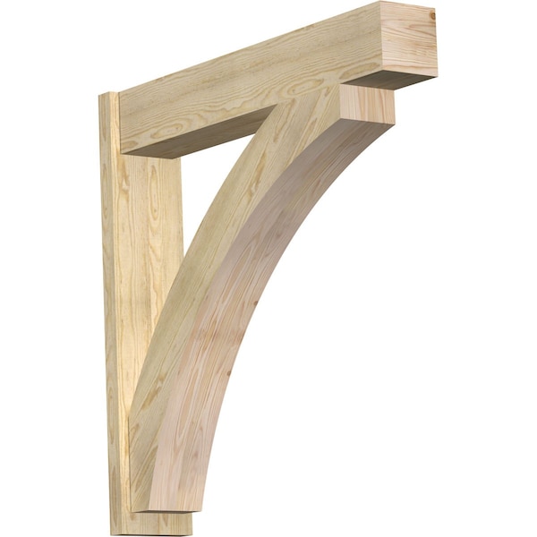 Ekena Millwork Thorton Block Rough Sawn Outlooker, Douglas Fir, 8"W x 42"D x 42"H OUT08X42X42THR05RDF - main